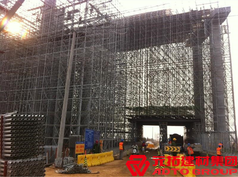盤扣架數(shù)量計(jì)算難不難，盤扣一噸可以搭多少平？