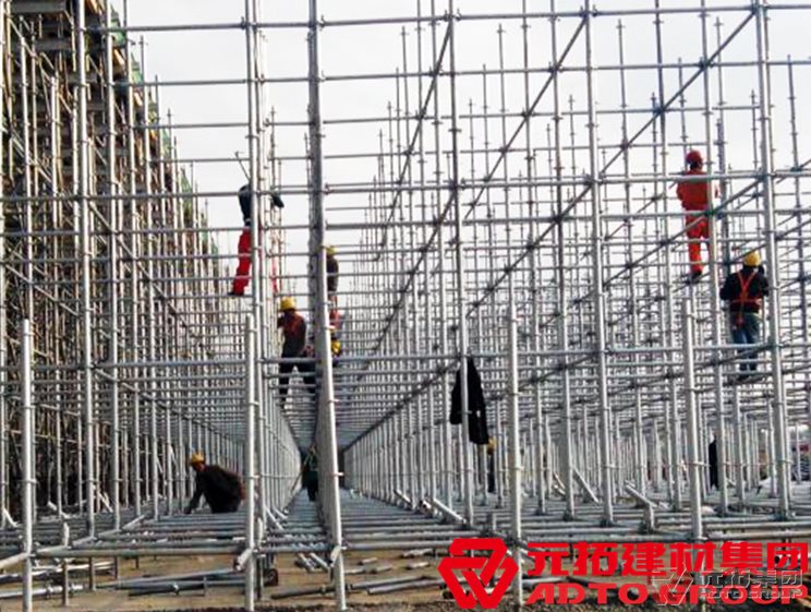為什么盤扣式腳手架立桿、橫桿、斜桿的材質不同？